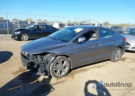 2017 Hyundai Elantra Limited z USA, uszkodzony, nr VIN KMHD84LF2HU070892